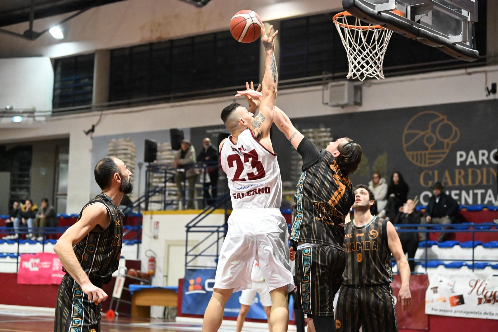 La 𝗜𝗧𝗦𝗩𝗜𝗟 𝗦𝗔𝗟𝗘𝗥𝗡𝗢 𝗕𝗔𝗦𝗞𝗘𝗧 mette al tappeto la capolista  𝗠𝗔𝗠𝗕𝗔 𝗚𝗥𝗔𝗚𝗡𝗔𝗡𝗢