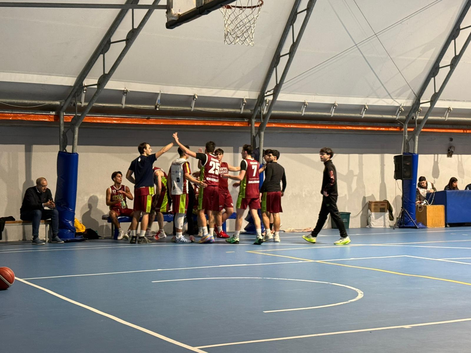 𝗟𝗮 𝗜𝗧𝗦𝗩𝗜𝗟 𝗦𝗮𝗹𝗲𝗿𝗻𝗼 𝗕𝗮𝘀𝗸𝗲𝘁 vince lo scontro diretto contro la 𝗦𝗔𝗠𝗠𝗔𝗥𝗜𝗧𝗔𝗡𝗔 𝗕𝗔𝗦𝗞𝗘𝗧