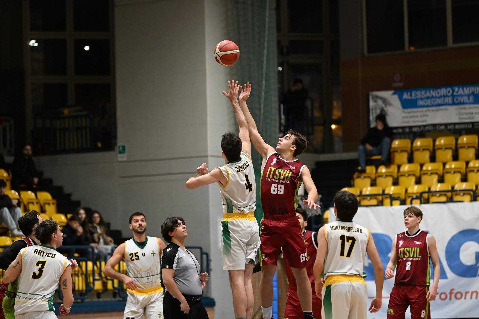 Resoconto match 𝗜𝗧𝗦𝗩𝗜𝗟 𝗦𝗔𝗟𝗘𝗥𝗡𝗢 𝗕𝗔𝗦𝗞𝗘𝗧 - 𝗡𝗼𝗿𝗺𝗮𝗻𝗻𝗮 𝗕𝗮𝘀𝗸𝗲𝘁 𝗠𝗲𝗹𝗳𝗶